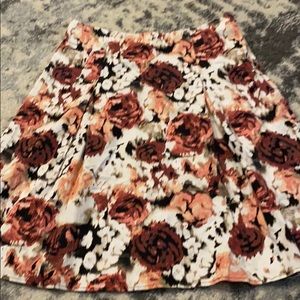 Christopher & Banks Floral skirt
